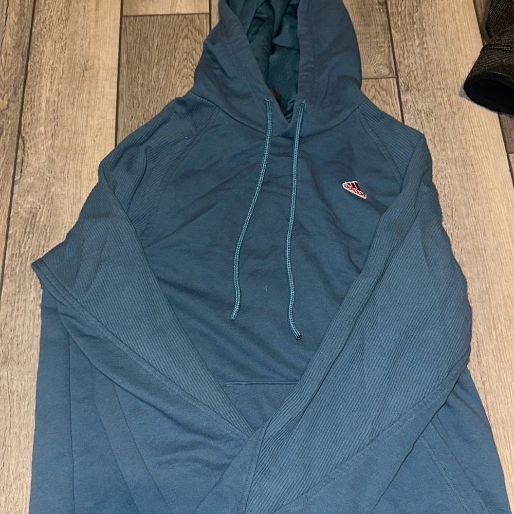 Navy blue adidas hoodie